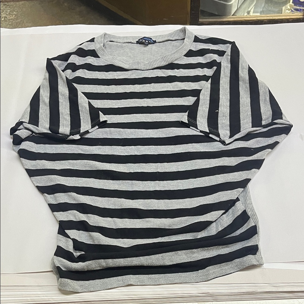 Blueaven Gray Ribbed Sweater